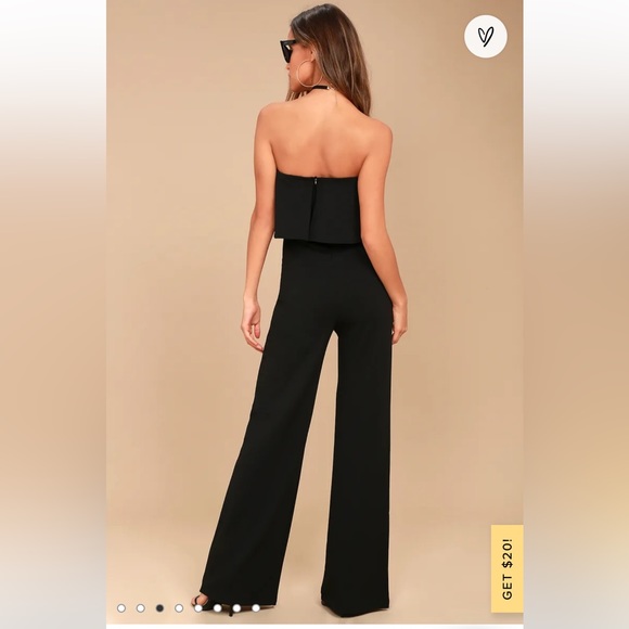 Lulus Black Strapless Jumpsuit - Picture 8 of 8
